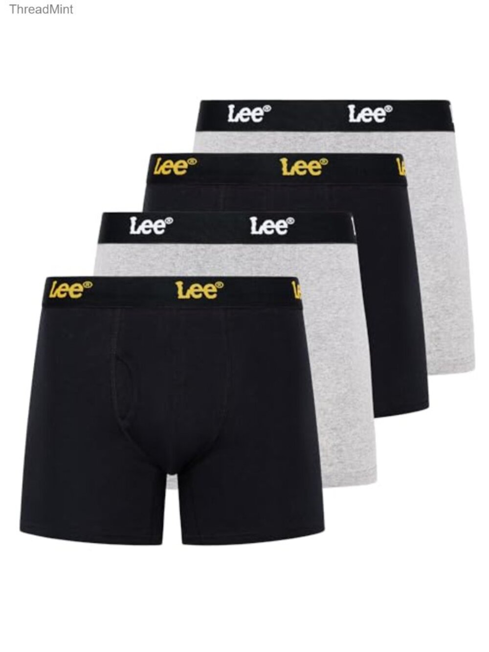 Cotton Stretch Boxer Briefs 4 Pack Men's Underwear Breathable Support
